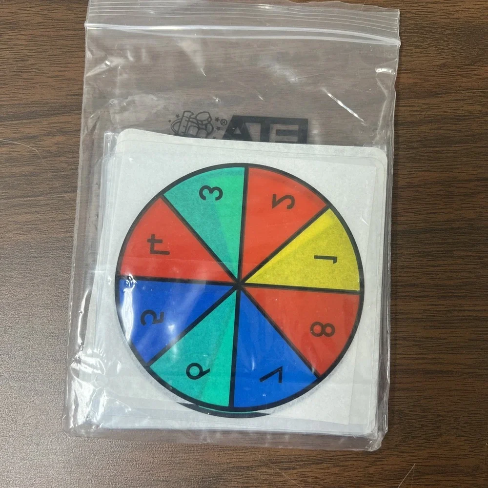 ETA spinners‎ For Overhead Projector Set ETA 4010 Set Of 6 Templates CUISENAIRE